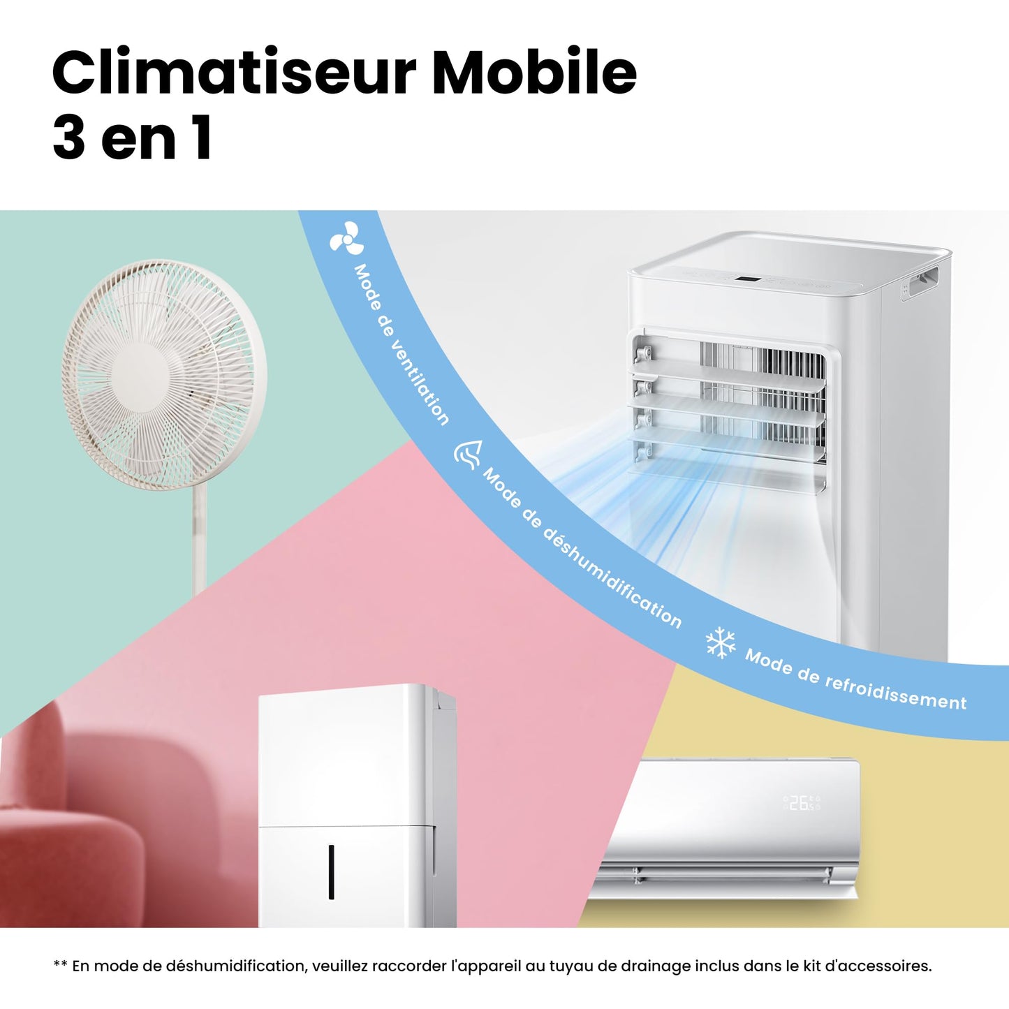 Comfee Breezy Cool 2.6 — 3 en 1