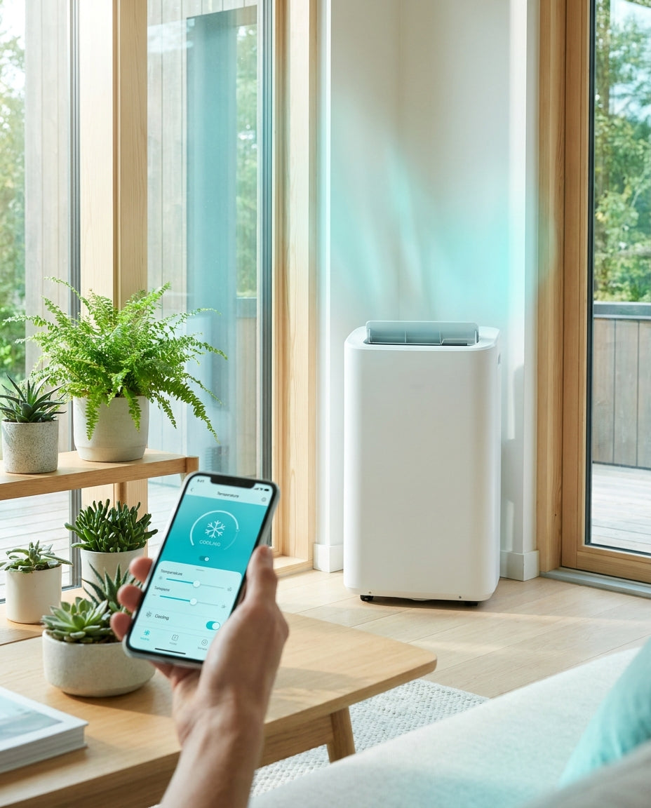 Boréal Max piloté depuis une application mobile