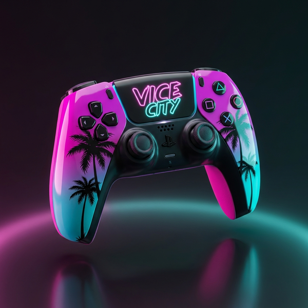 Manette PS5 DualSense — GTA VI Vice Edition